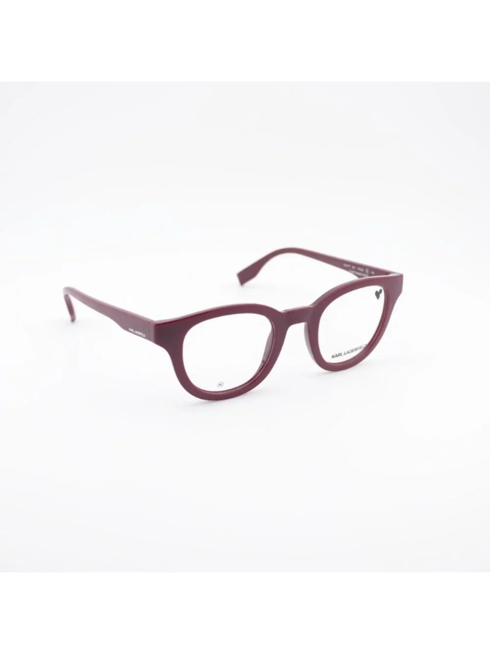 Karl Lagerfeld KL6177 601 Eyeglasses Burgundy 47mm Round Frame